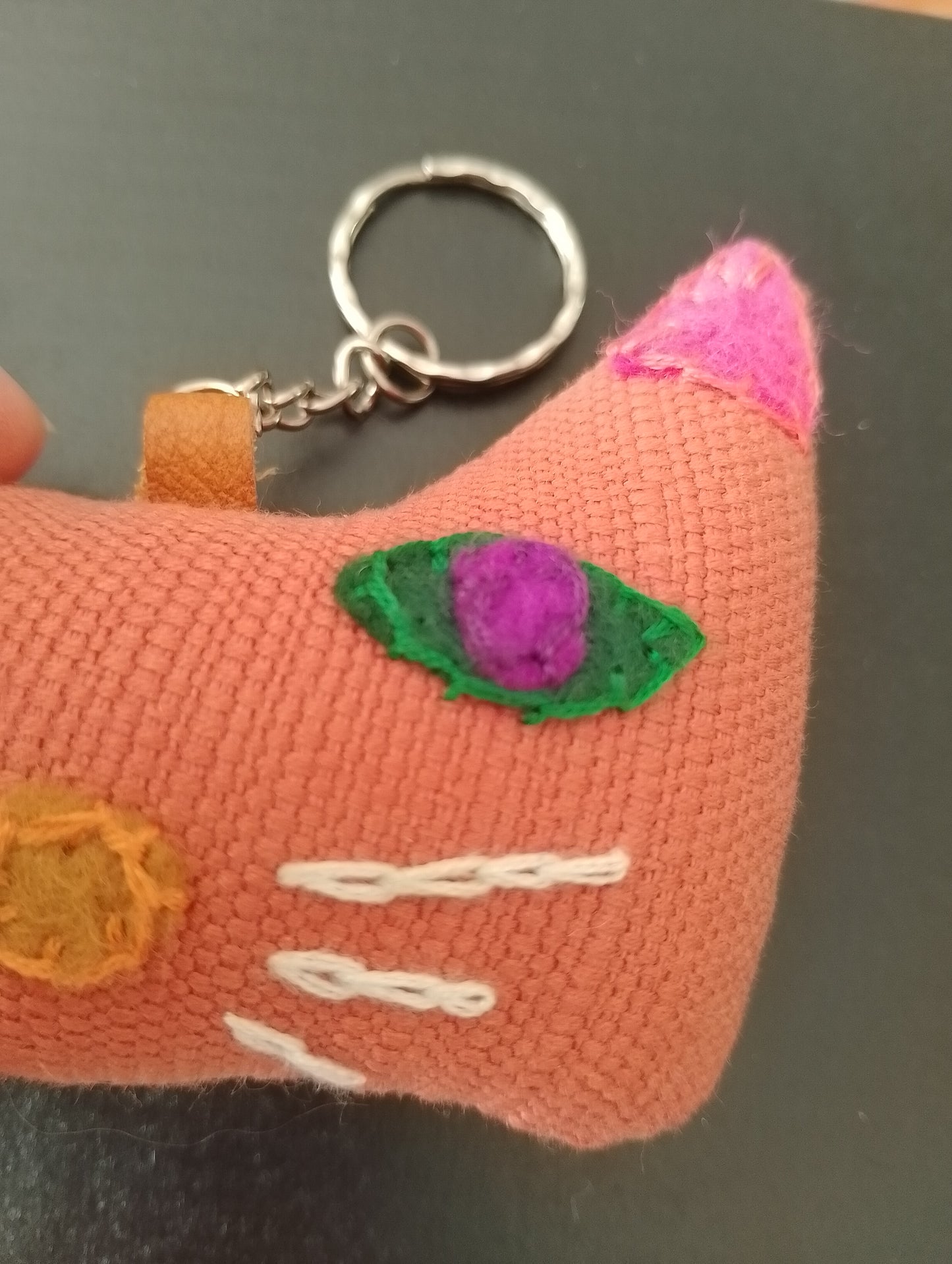 Cat Face Keyring/ Bag Charm