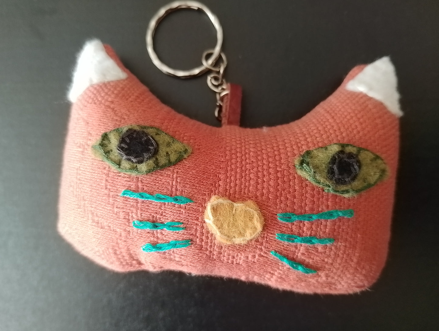 Cat Face Keyring