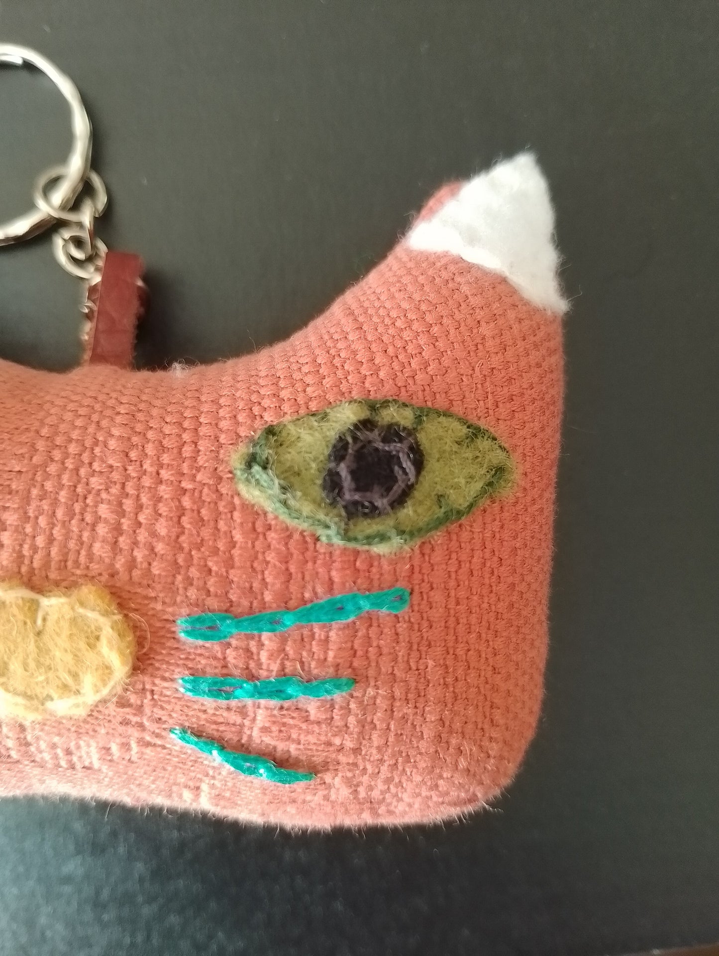 Cat Face Keyring