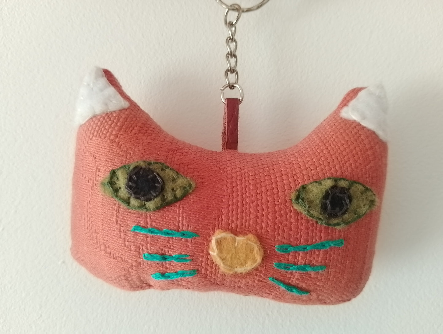 Cat Face Keyring