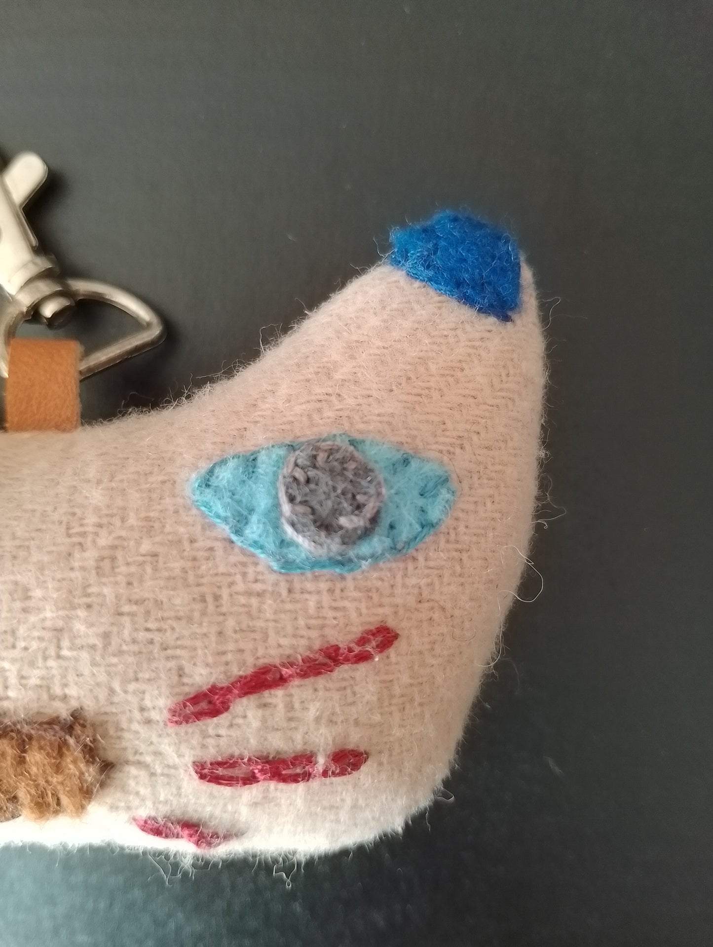 Cat Face Keyring