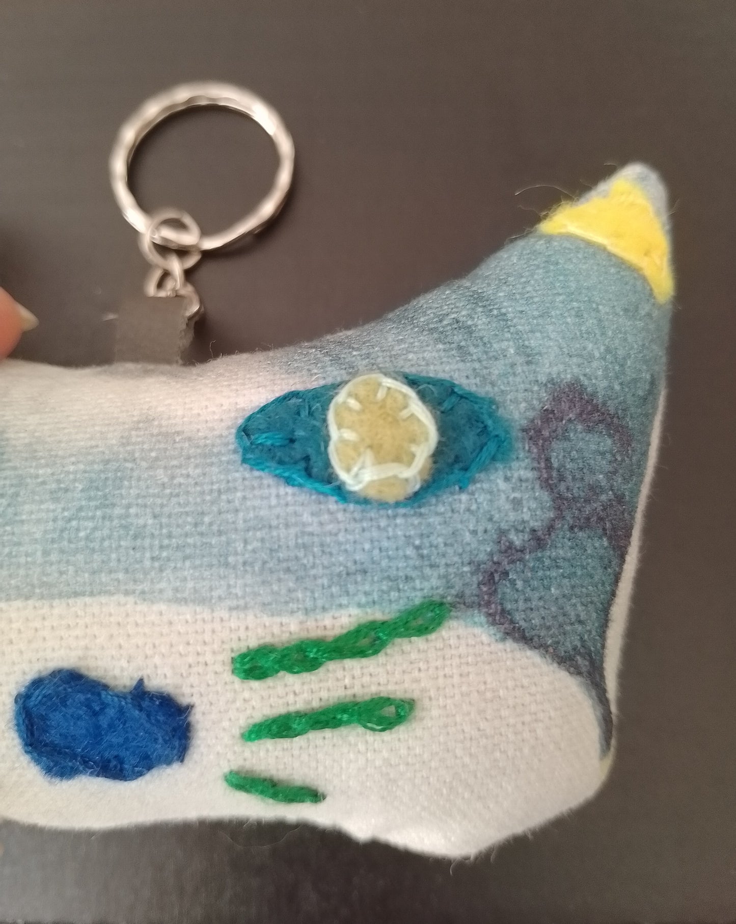 Cat Face Keyring