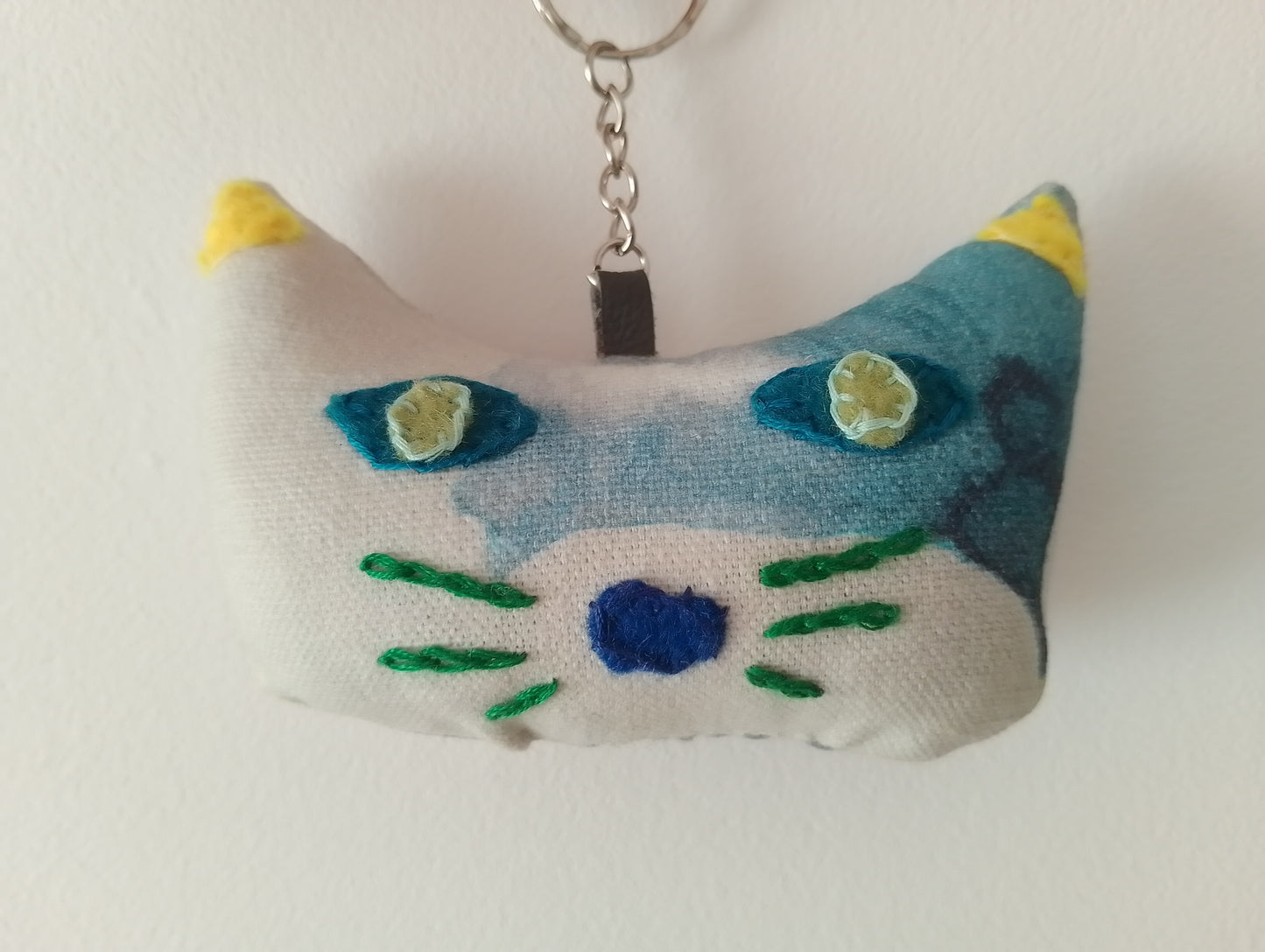Cat Face Keyring