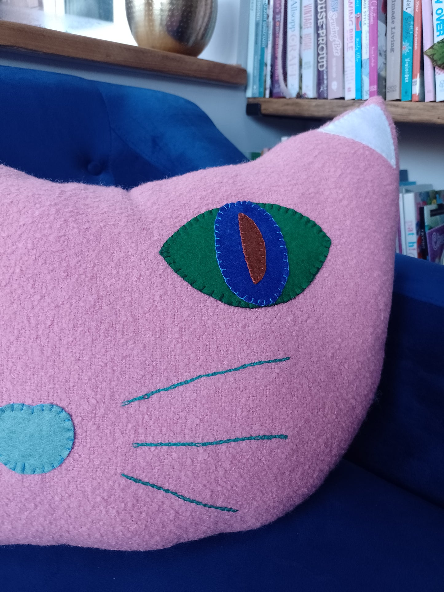 Cat Face Cushion