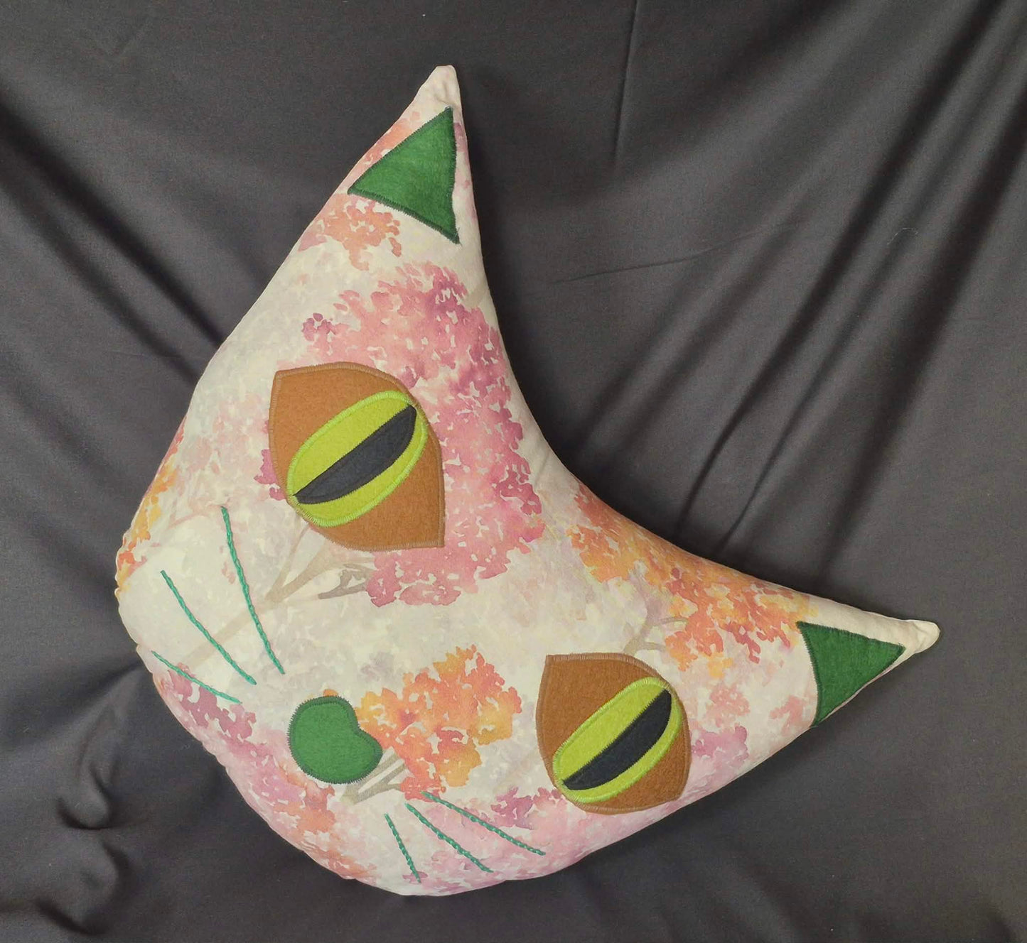 Oval Cat Face Cushion