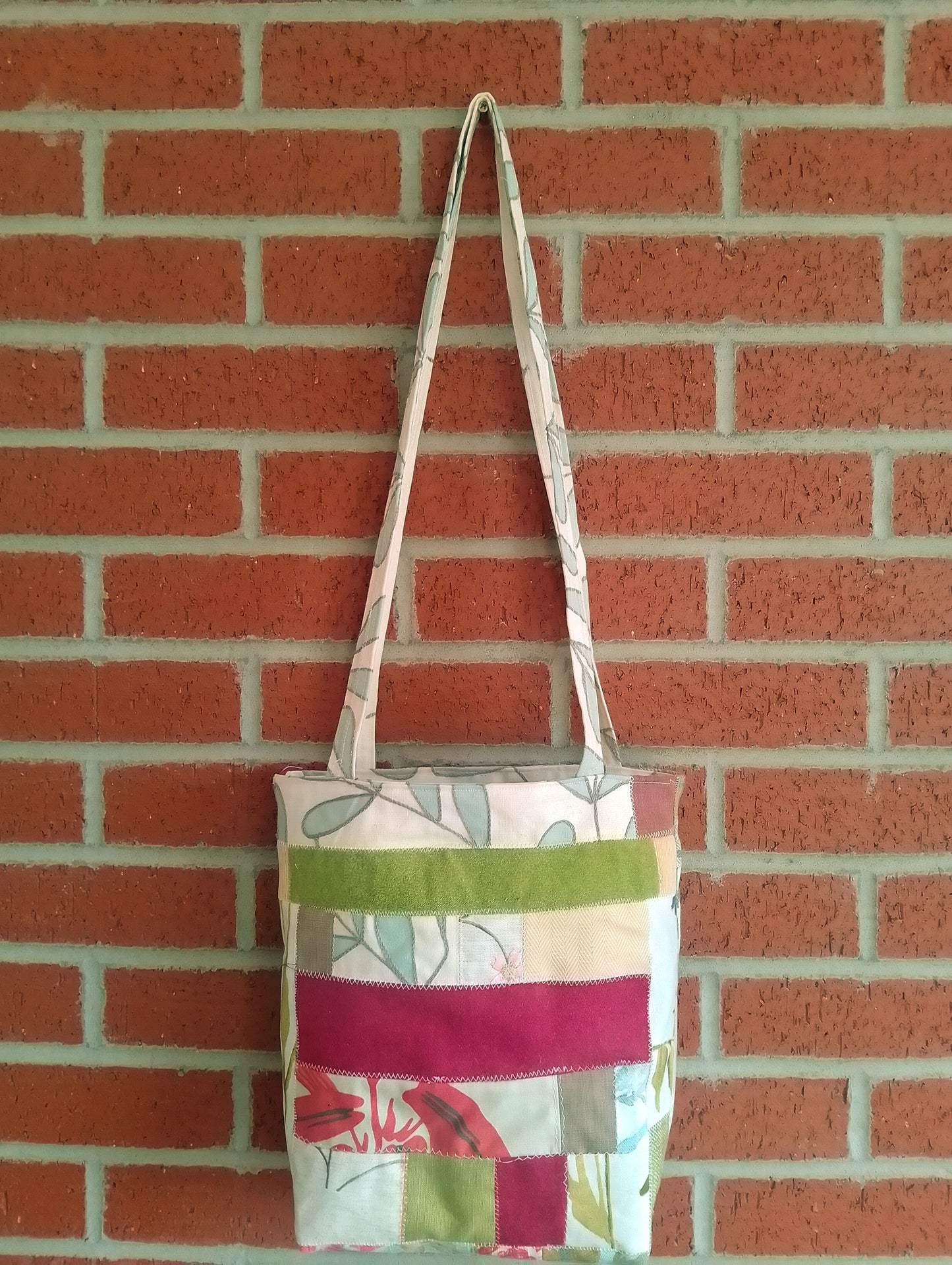 Sustainable patchwork carrier bag