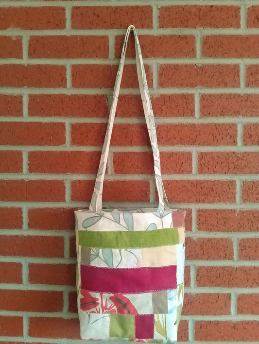 Sustainable patchwork carrier bag