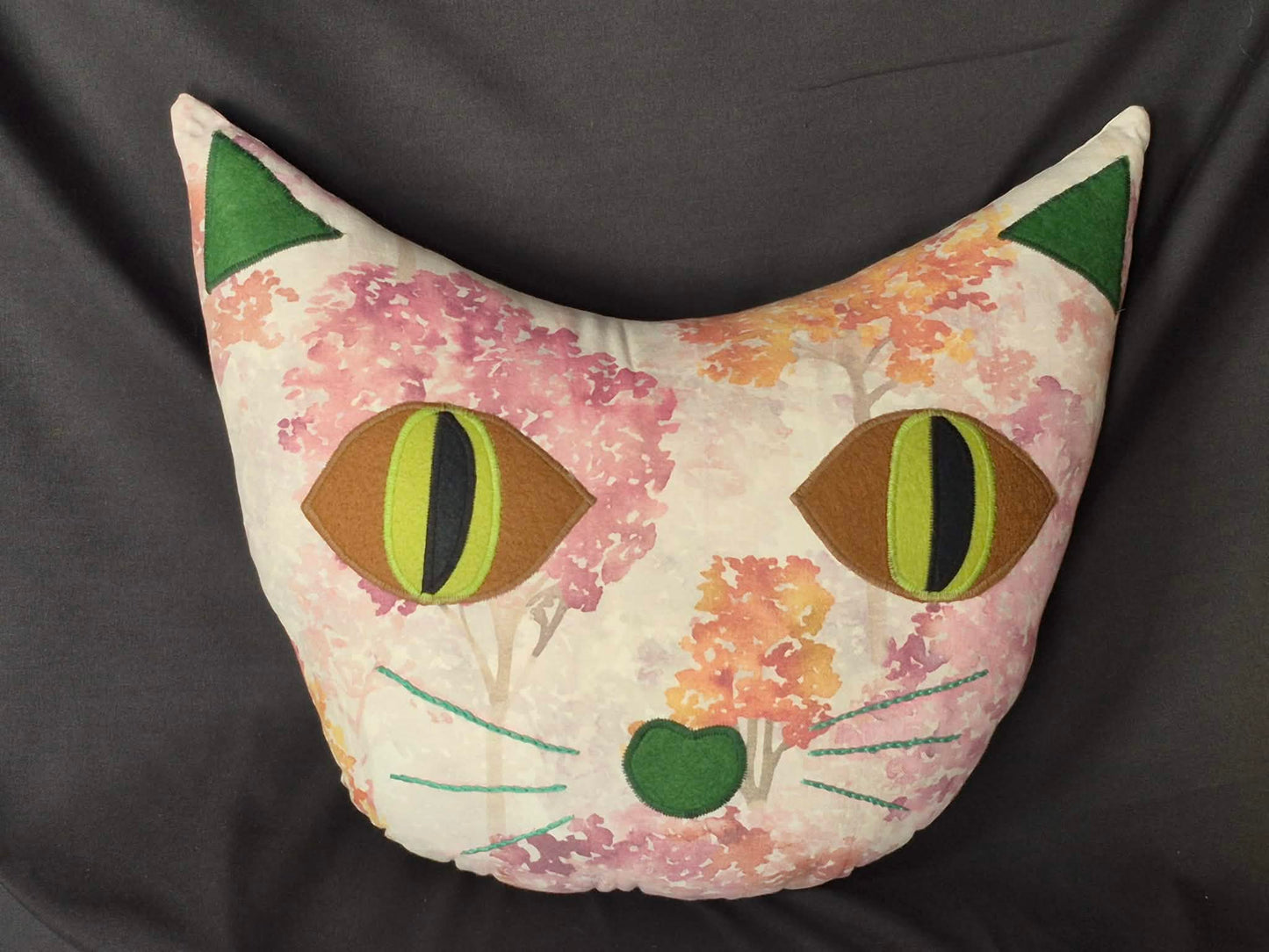 Oval Cat Face Cushion
