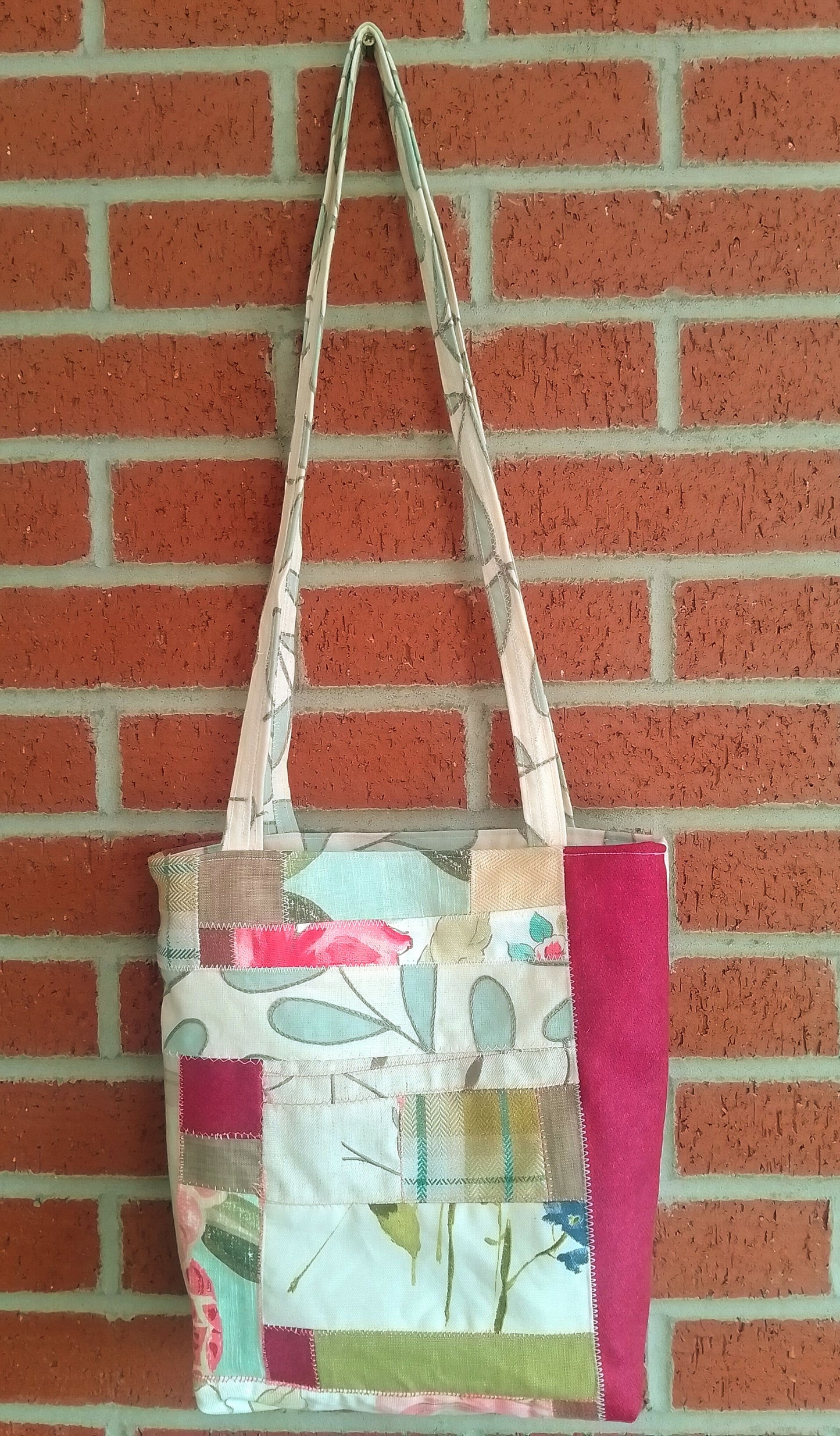 Sustainable patchwork carrier bag